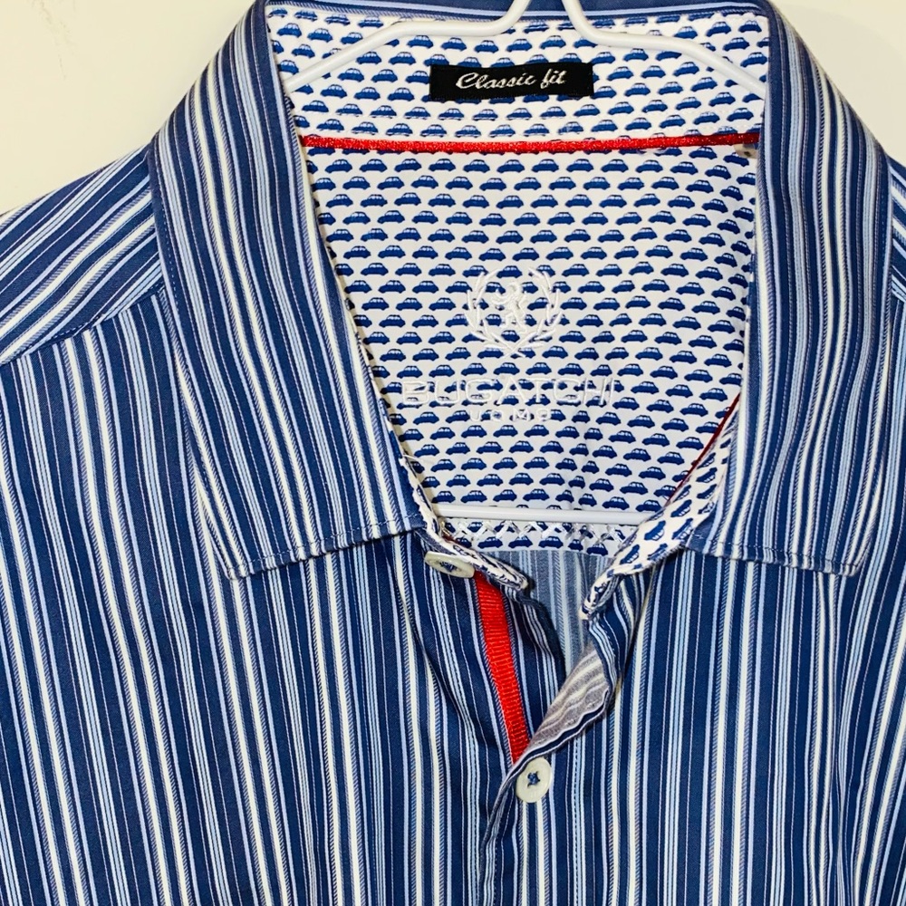 Bugatchi Men’s Medium Button Down - image 3